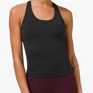 Lululemon black racer back tank top | size 6 | great condition